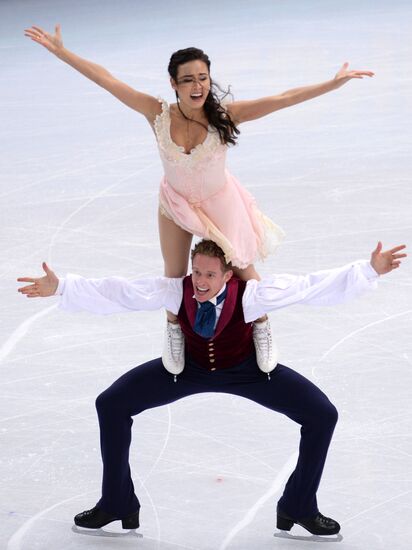 2014 Winter Olympics. Figure skating. Ice dance. Free skating