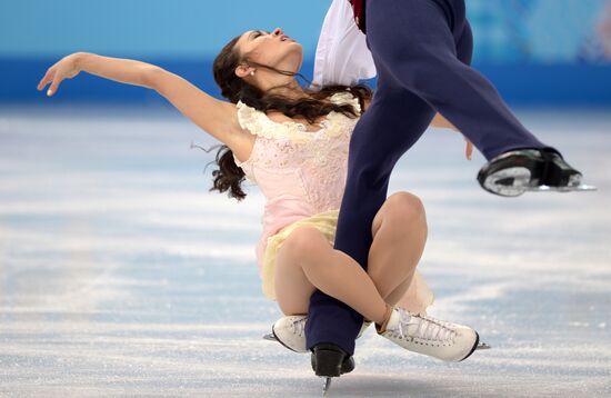 2014 Winter Olympics. Figure skating. Ice dance. Free skating