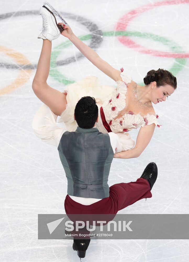 2014 Winter Olympics. Figure skating. Ice dance. Free skating