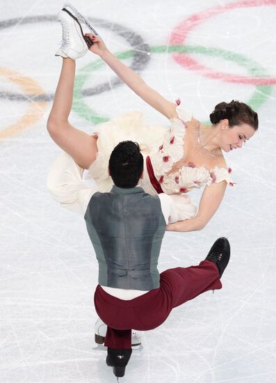 2014 Winter Olympics. Figure skating. Ice dance. Free skating