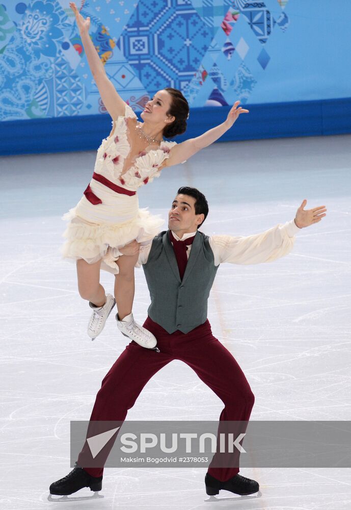 2014 Winter Olympics. Figure skating. Ice dance. Free skating