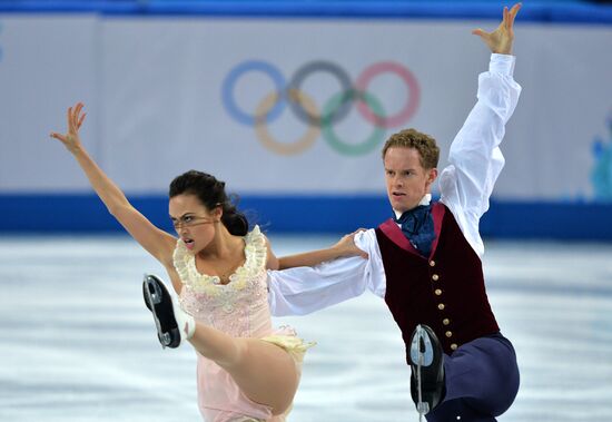 2014 Winter Olympics. Figure skating. Ice dance. Free skating