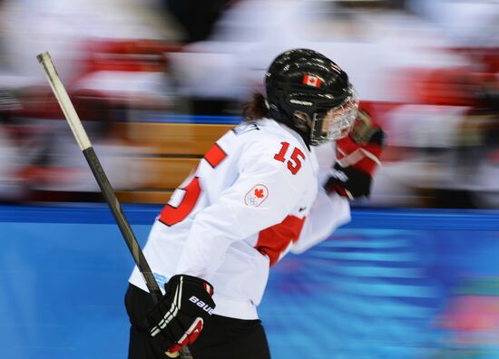 2014 Winter Olympics. Ice hockey. Women. Canada vs. Switzerland