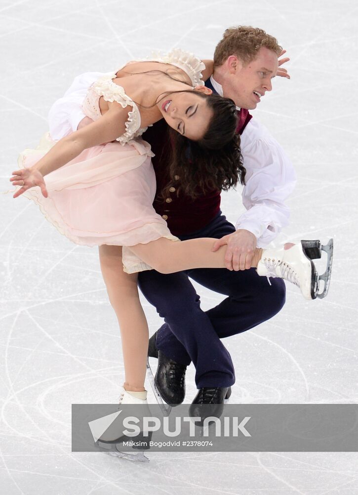 2014 Winter Olympics. Figure skating. Ice dance. Free skating