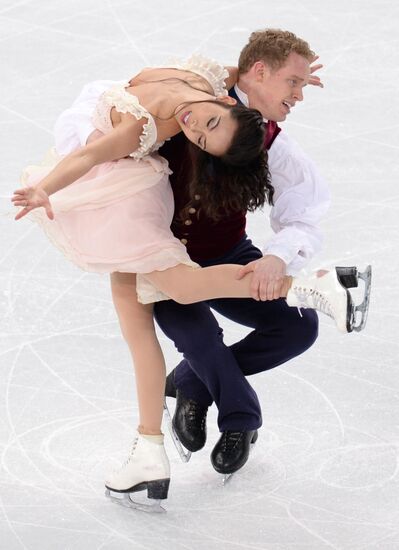 2014 Winter Olympics. Figure skating. Ice dance. Free skating