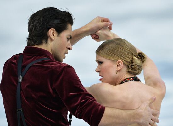 2014 Winter Olympics. Figure skating. Ice dance. Free skating