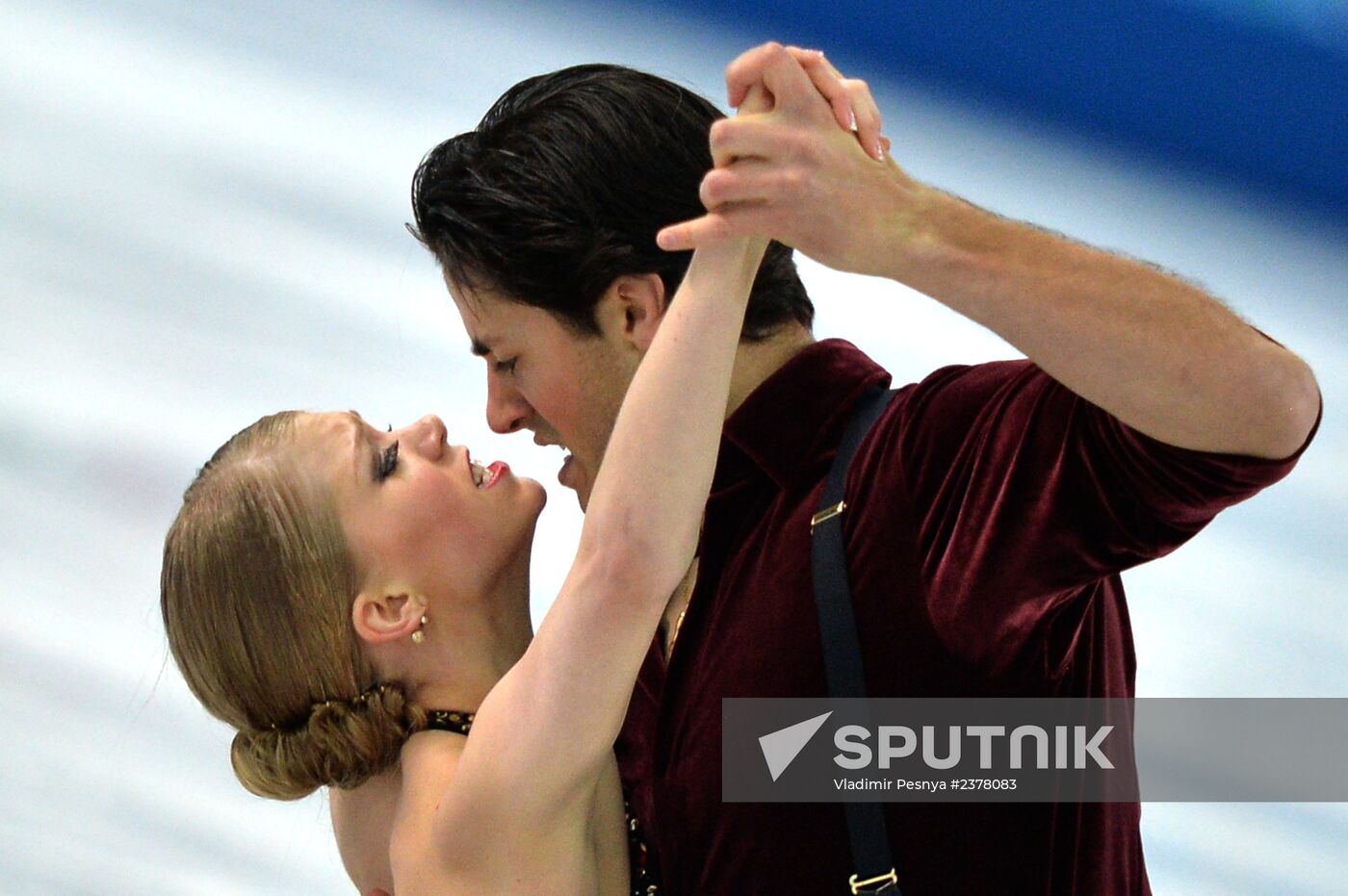 2014 Winter Olympics. Figure skating. Ice dance. Free skating