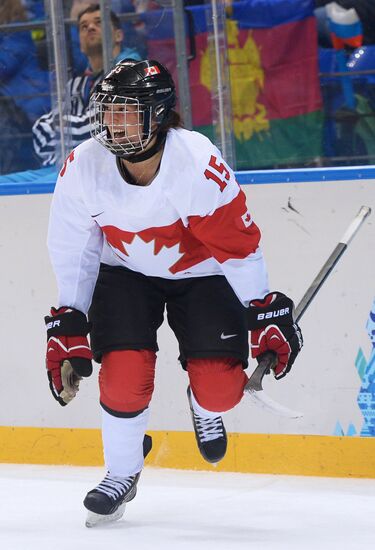 2014 Winter Olympics. Ice hockey. Women. Canada vs. Switzerland