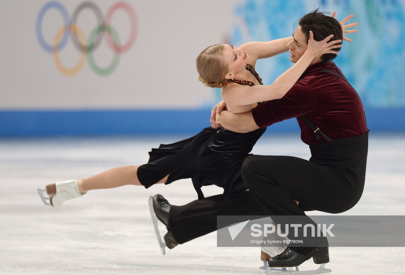 2014 Winter Olympics. Figure skating. Ice dance. Free skating