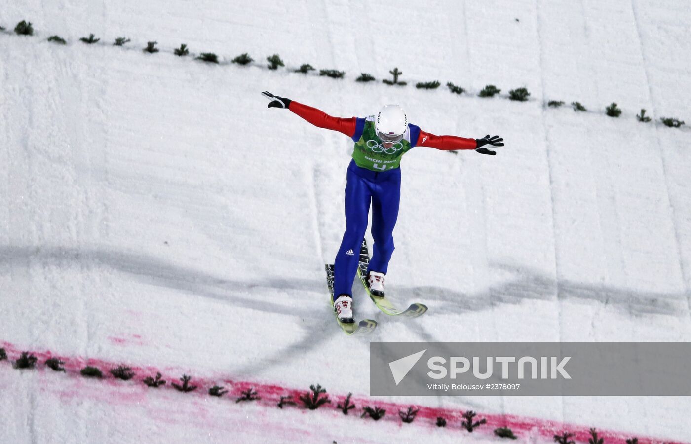 2014 Winter Olympics. Ski jumping. Teams