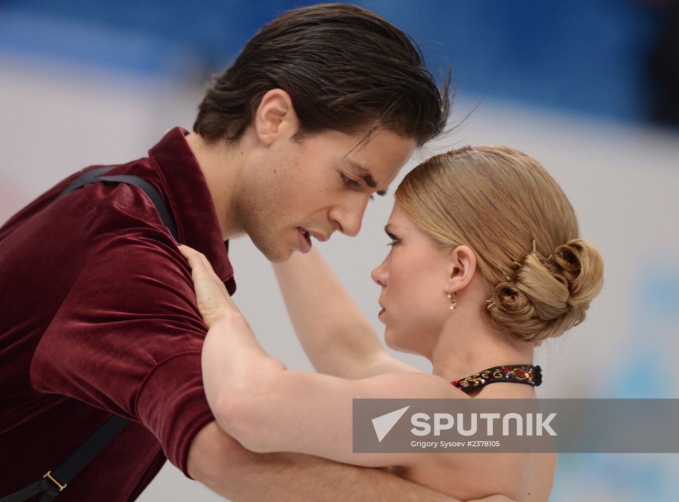 2014 Winter Olympics. Figure skating. Ice dance. Free skating