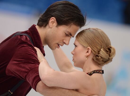 2014 Winter Olympics. Figure skating. Ice dance. Free skating