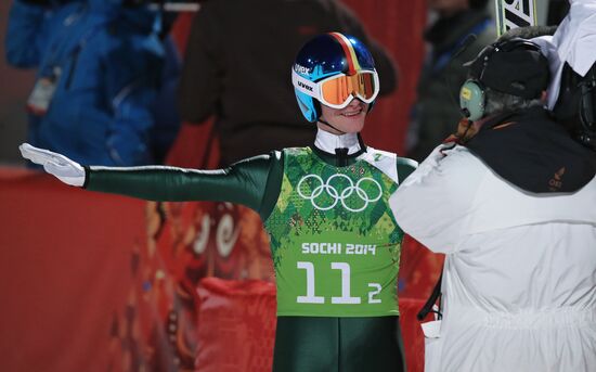 2014 Winter Olympics. Ski jumping. Teams