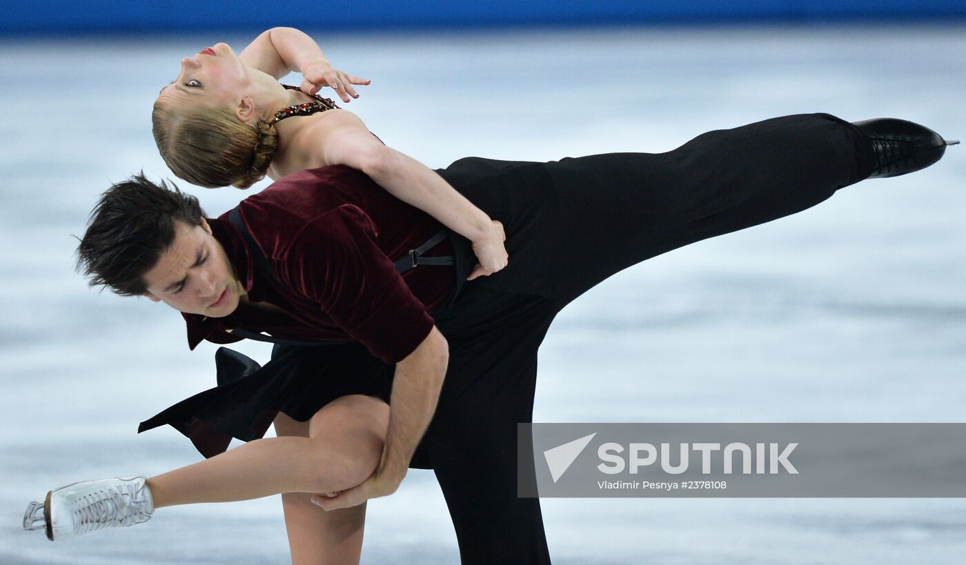 2014 Winter Olympics. Figure skating. Ice dance. Free skating