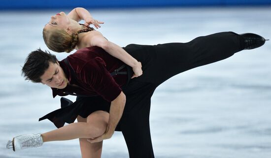 2014 Winter Olympics. Figure skating. Ice dance. Free skating