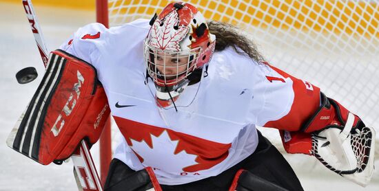 2014 Winter Olympics. Ice hockey. Women. Canada vs. Switzerland