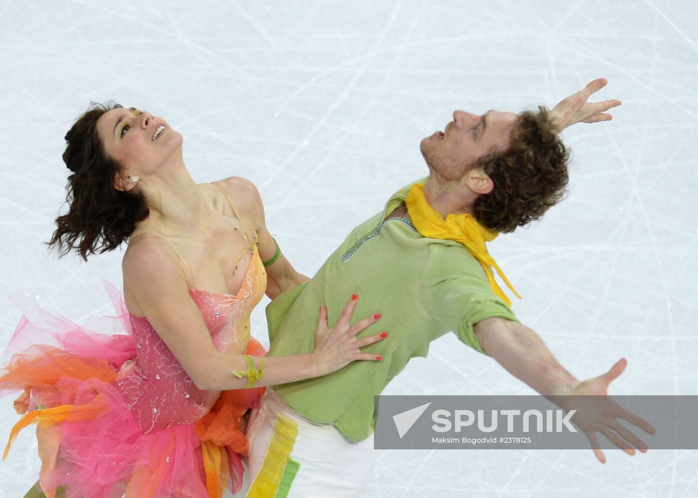 2014 Winter Olympics. Figure skating. Ice dance. Free skating