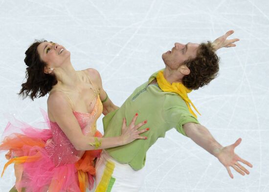 2014 Winter Olympics. Figure skating. Ice dance. Free skating