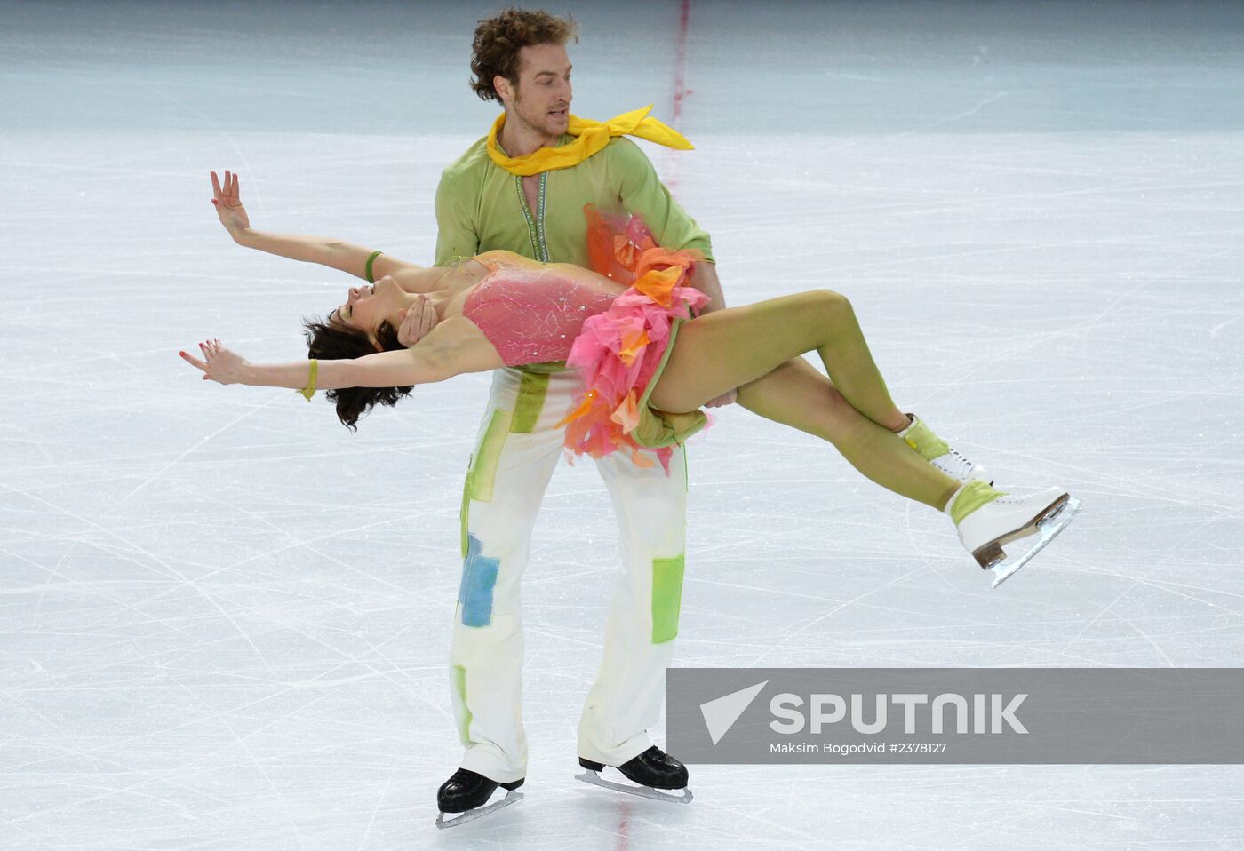 2014 Winter Olympics. Figure skating. Ice dance. Free skating