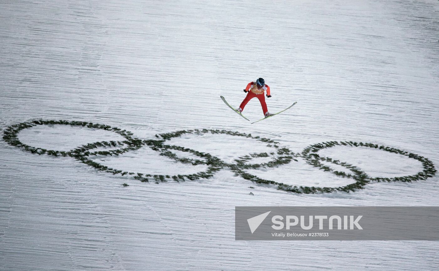 2014 Winter Olympics. Ski jumping. Teams