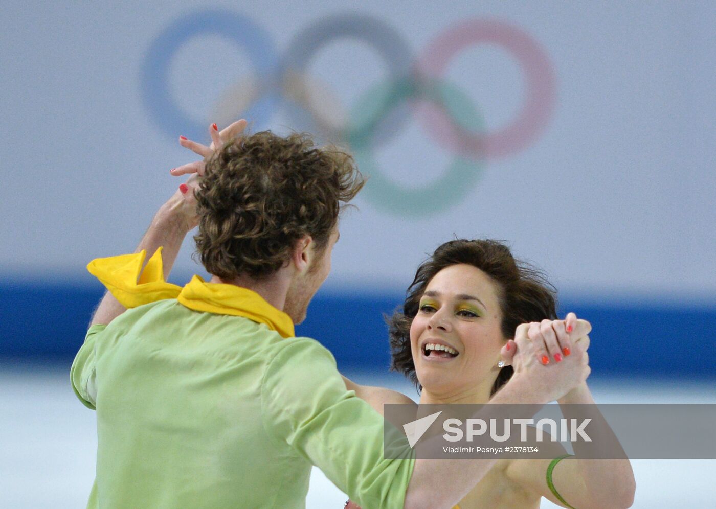 2014 Winter Olympics. Figure skating. Ice dance. Free skating