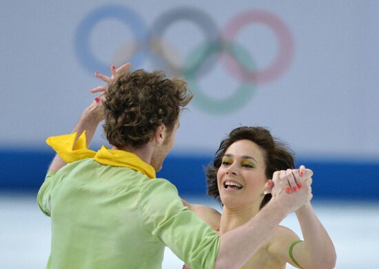 2014 Winter Olympics. Figure skating. Ice dance. Free skating