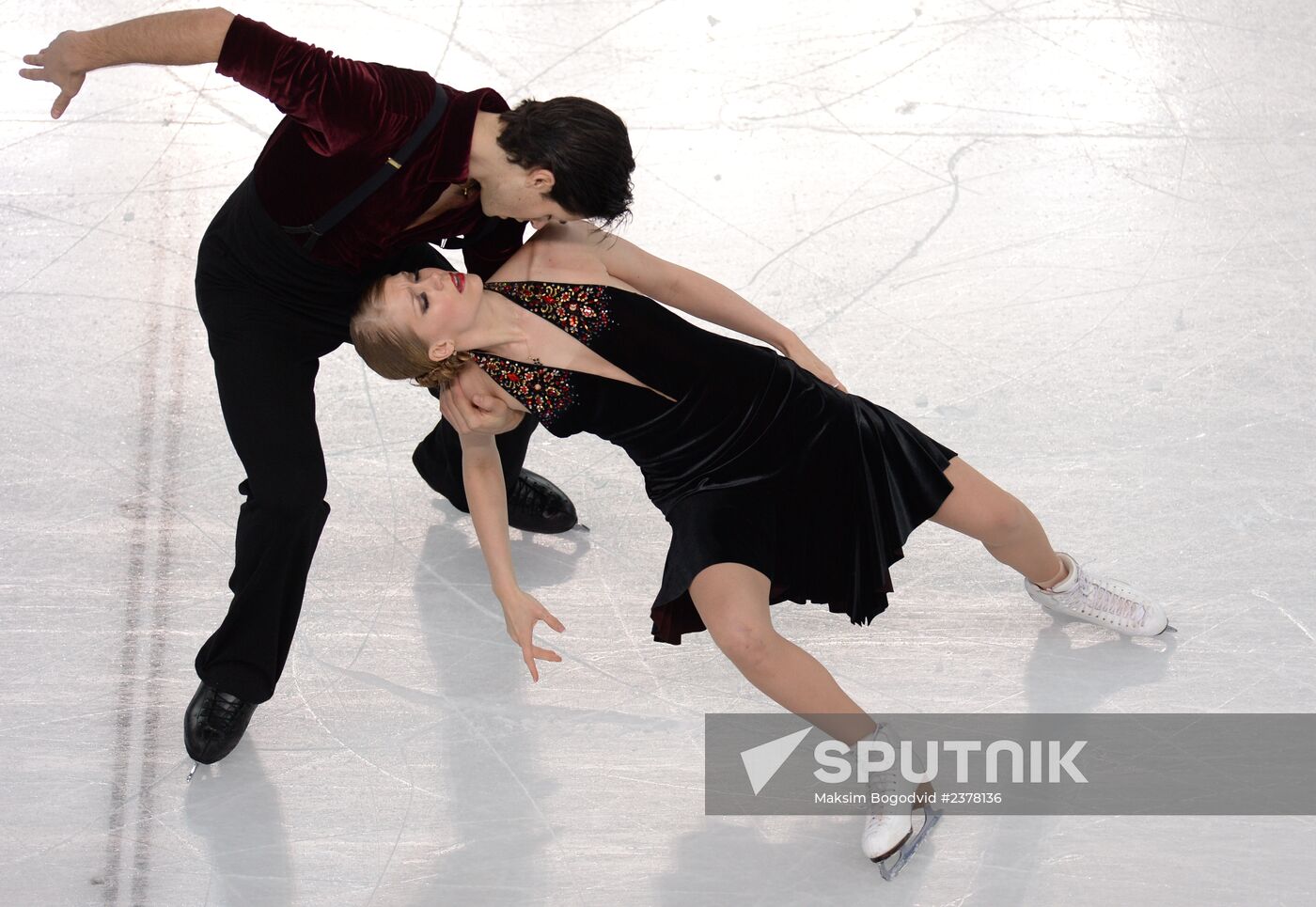 2014 Winter Olympics. Figure skating. Ice dance. Free skating