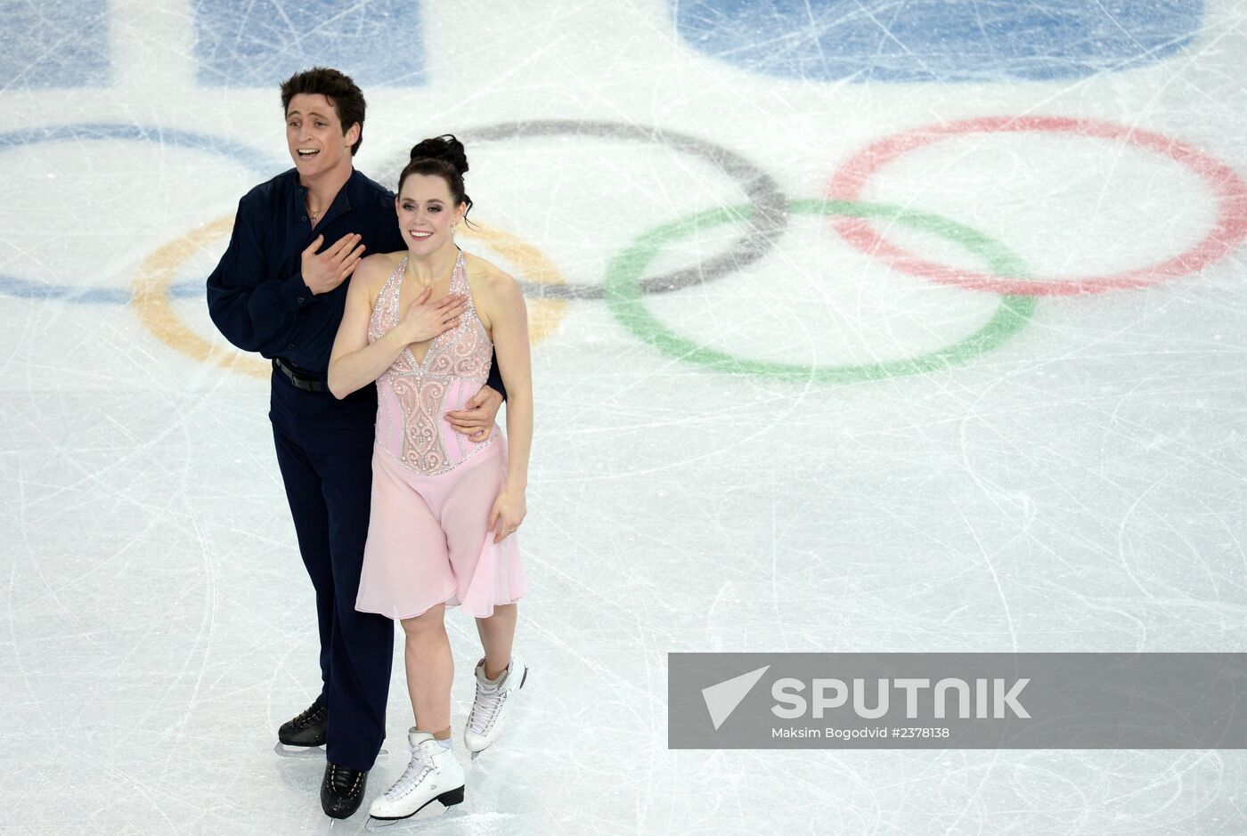 2014 Winter Olympics. Figure skating. Ice dance. Free skating