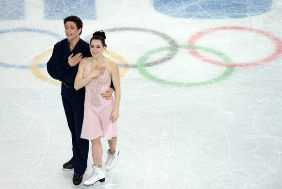 2014 Winter Olympics. Figure skating. Ice dance. Free skating