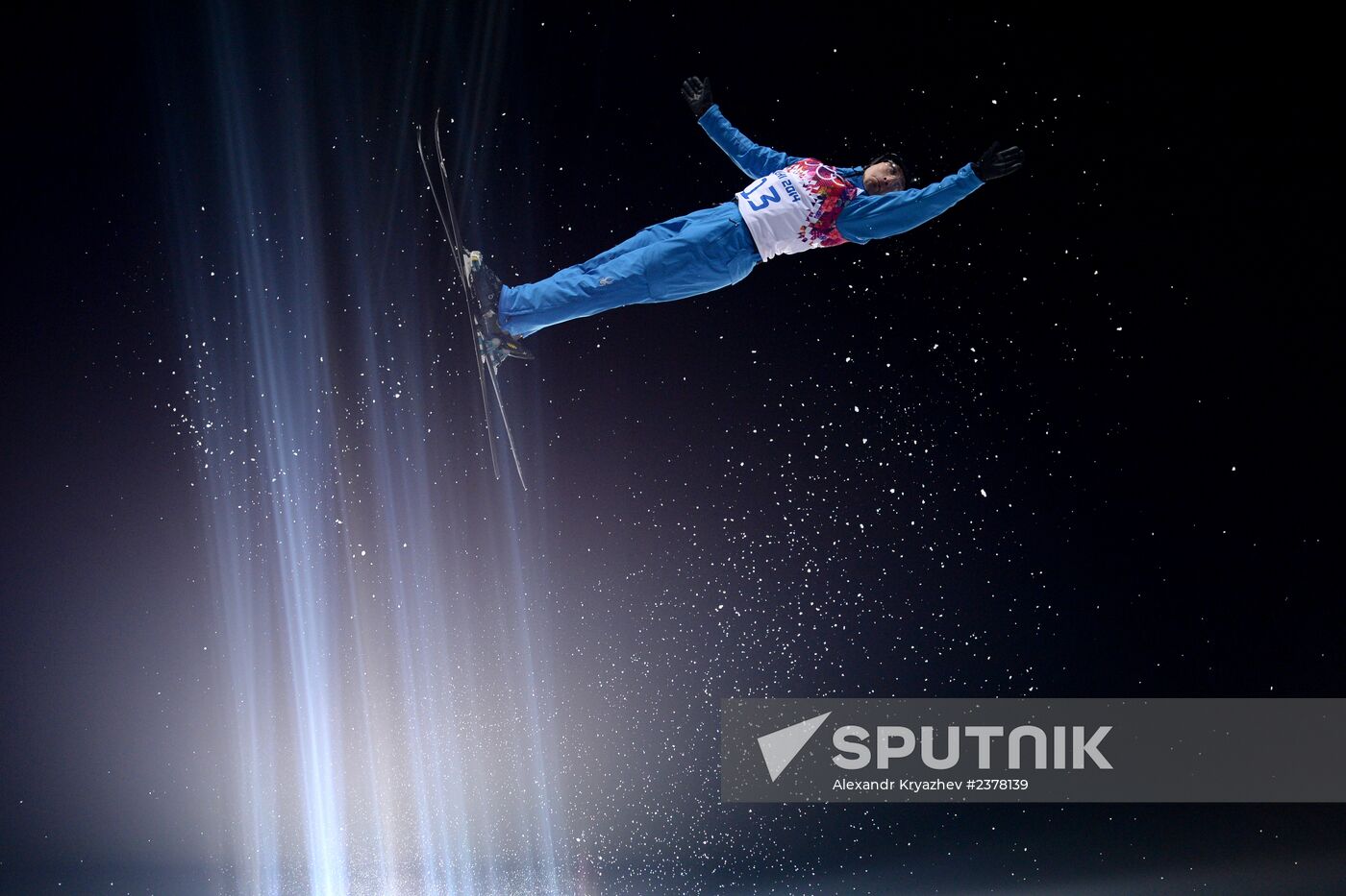 2014 Winter Olympics. Freestyle skiing. Men. Aerials.