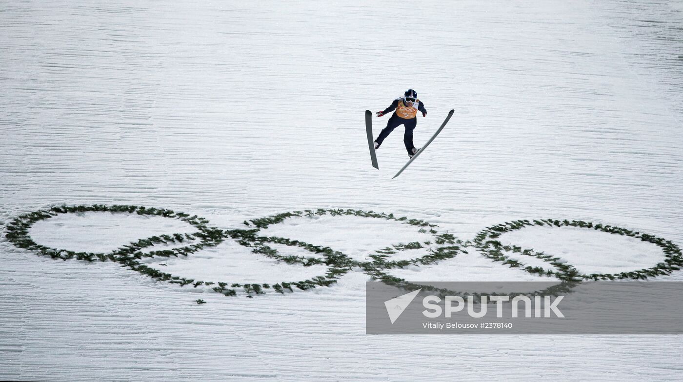 2014 Winter Olympics. Ski jumping. Teams