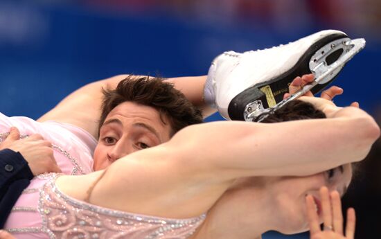 2014 Winter Olympics. Figure skating. Ice dance. Free skating