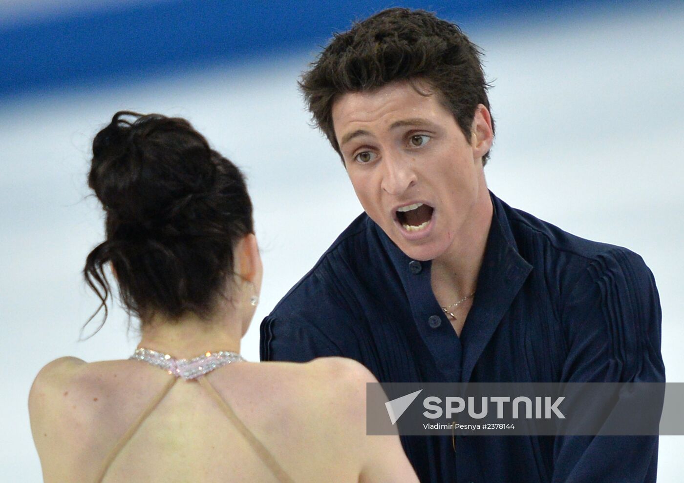 2014 Winter Olympics. Figure skating. Ice dance. Free skating