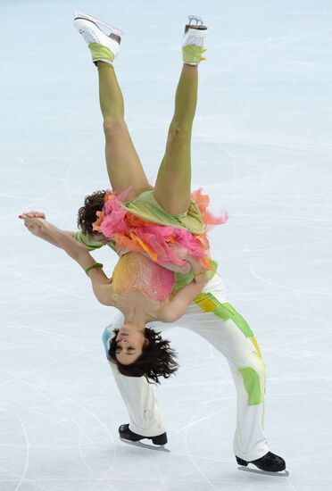 2014 Winter Olympics. Figure skating. Ice dance. Free skating
