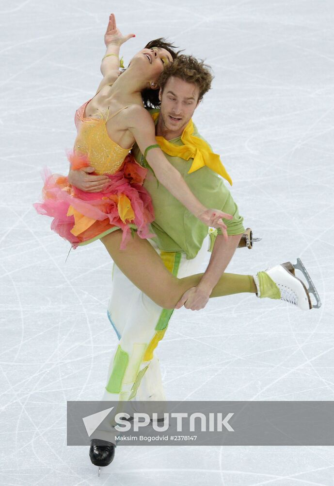 2014 Winter Olympics. Figure skating. Ice dance. Free skating