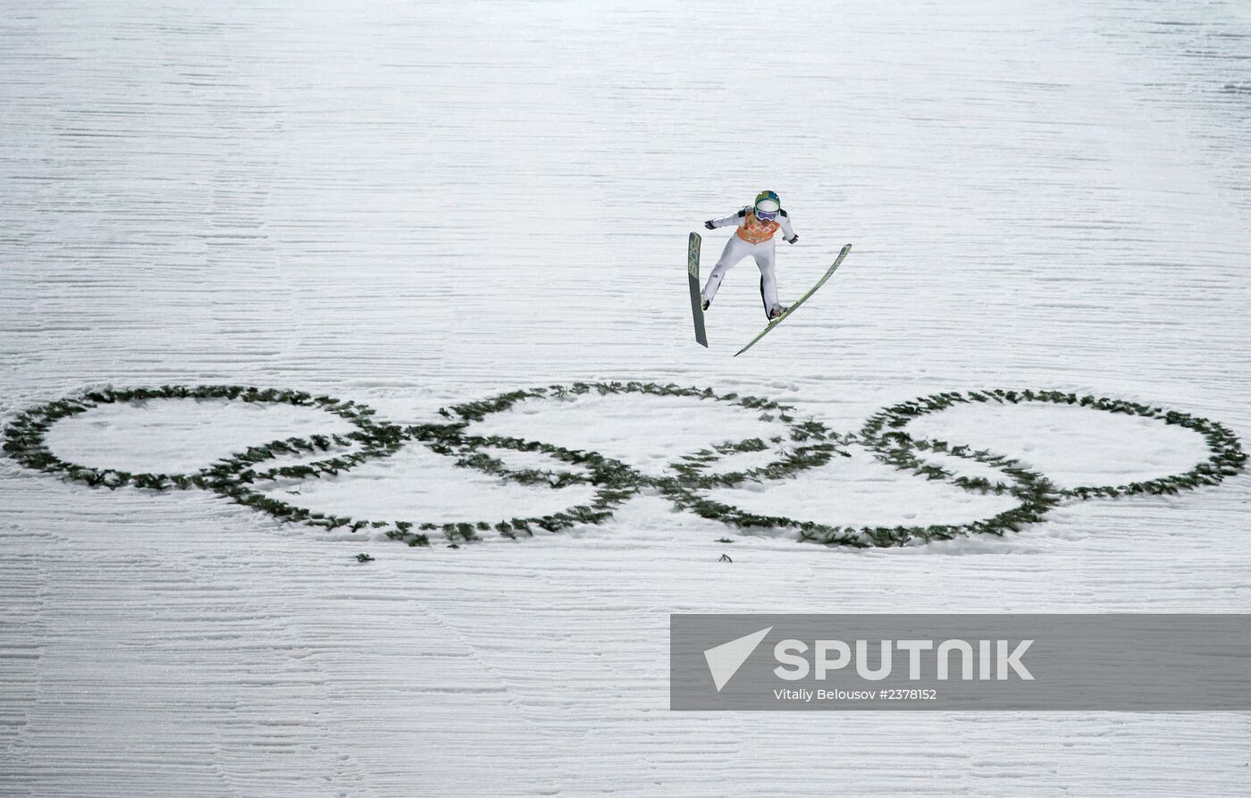 2014 Winter Olympics. Ski jumping. Teams