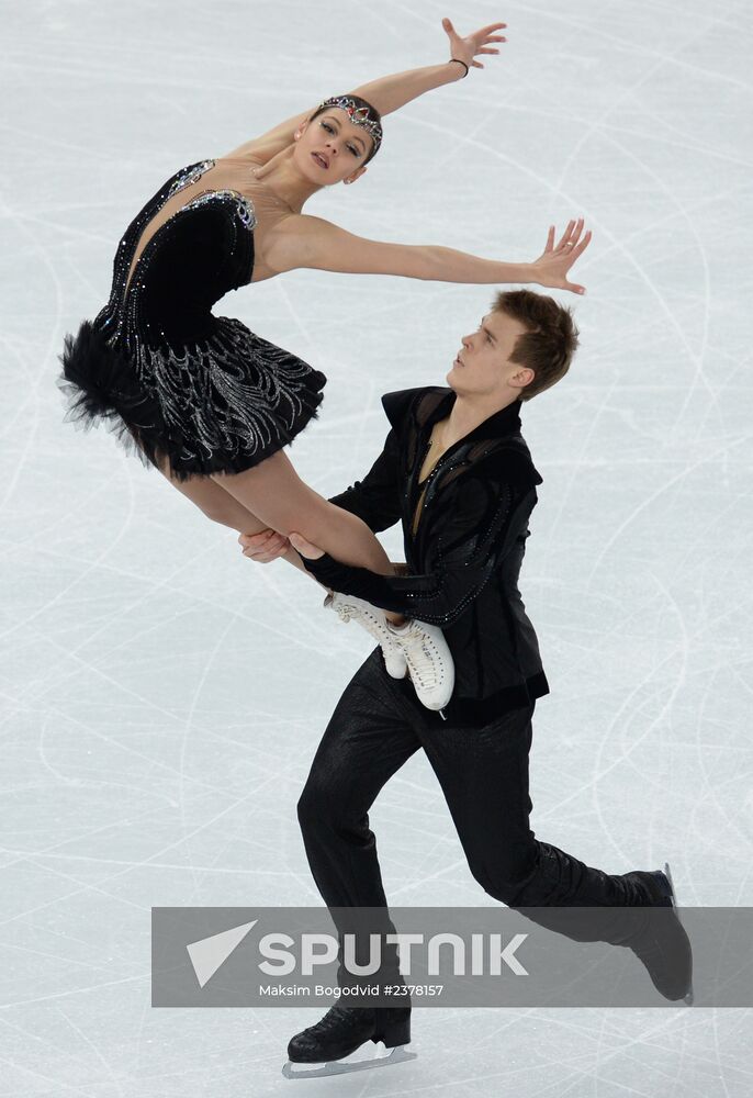 2014 Winter Olympics. Figure skating. Ice dance. Free skating