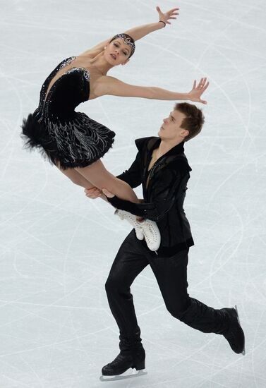 2014 Winter Olympics. Figure skating. Ice dance. Free skating