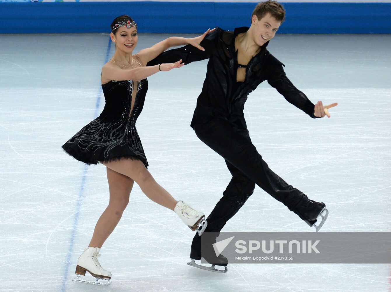 2014 Winter Olympics. Figure skating. Ice dance. Free skating