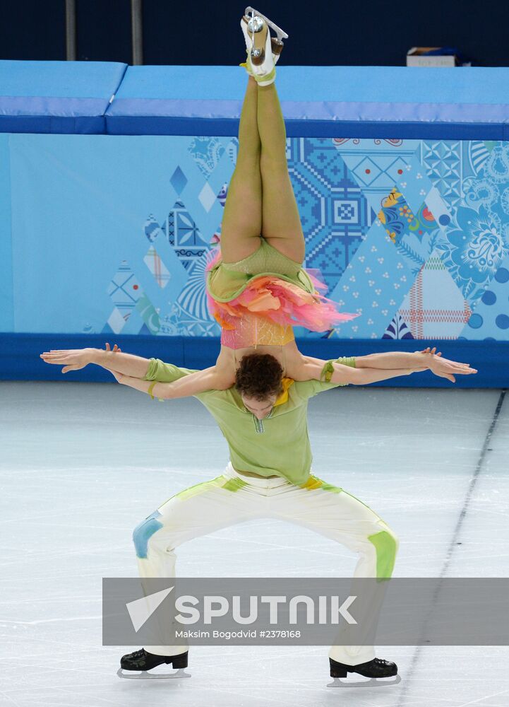 2014 Winter Olympics. Figure skating. Ice dance. Free skating