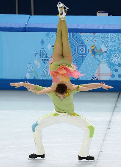 2014 Winter Olympics. Figure skating. Ice dance. Free skating