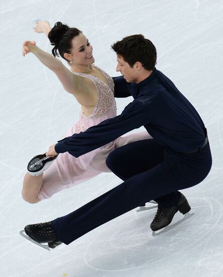 2014 Winter Olympics. Figure skating. Ice dance. Free skating