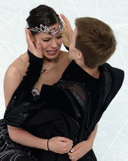 2014 Winter Olympics. Figure skating. Ice dance. Free skating