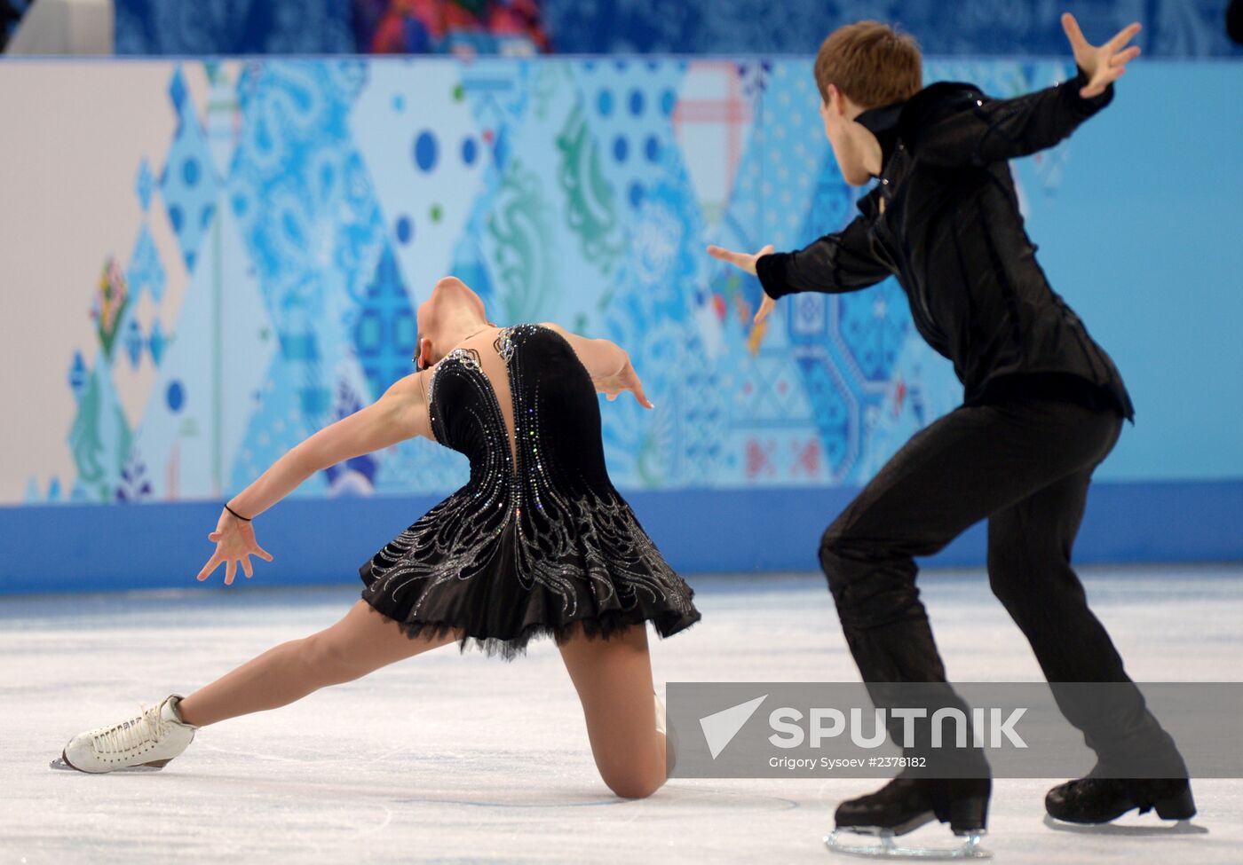 2014 Winter Olympics. Figure skating. Ice dance. Free skating