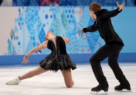 2014 Winter Olympics. Figure skating. Ice dance. Free skating