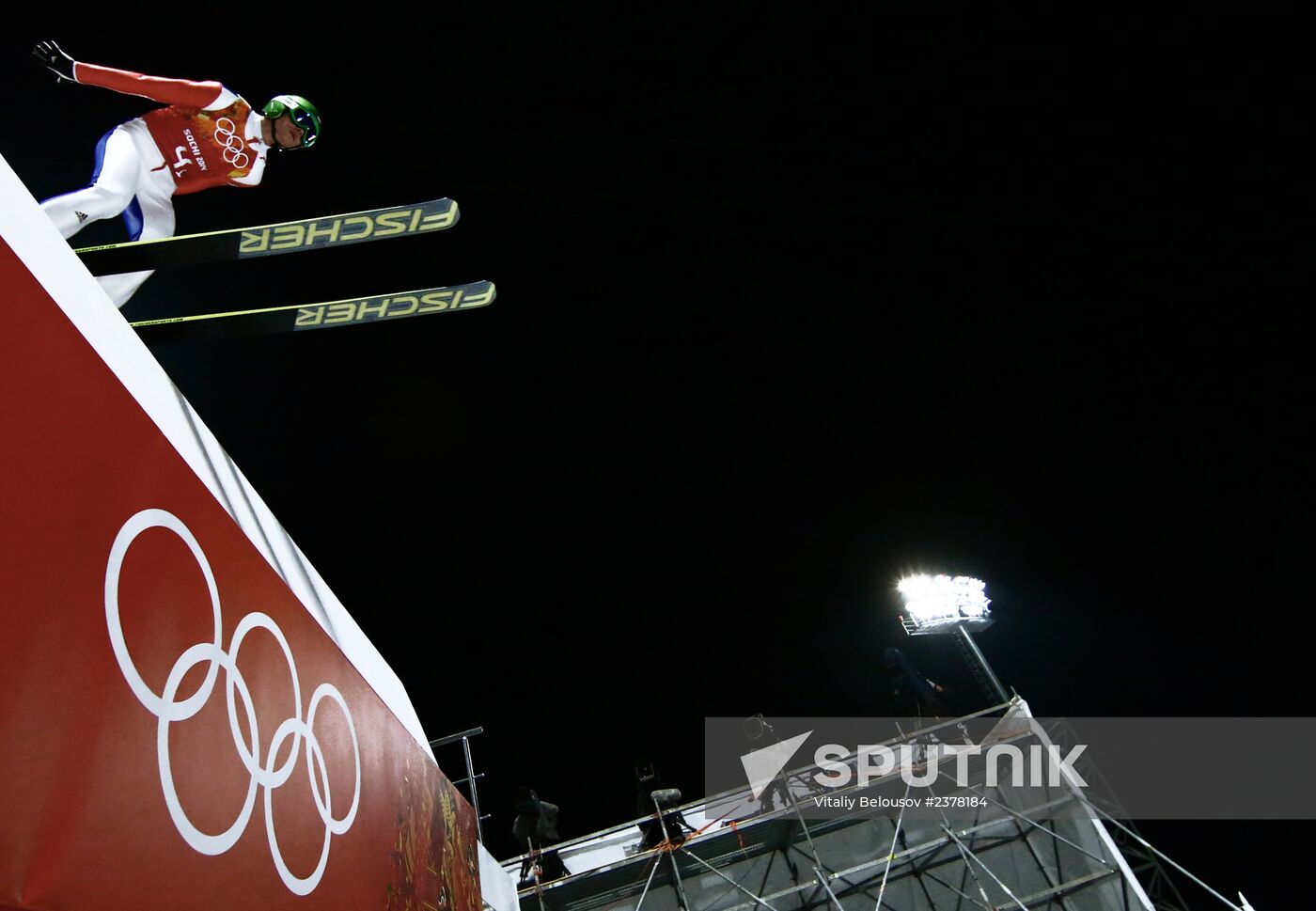 2014 Winter Olympics. Ski jumping. Teams