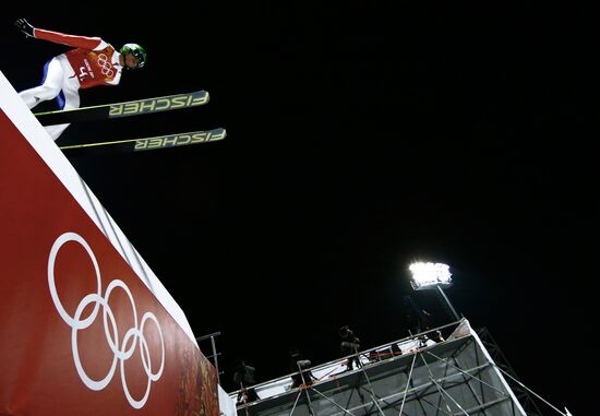 2014 Winter Olympics. Ski jumping. Teams