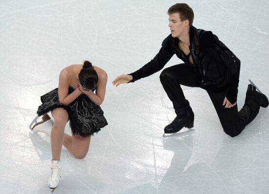 2014 Winter Olympics. Figure skating. Ice dance. Free skating