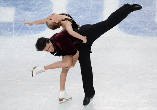 2014 Winter Olympics. Figure skating. Ice dance. Free skating