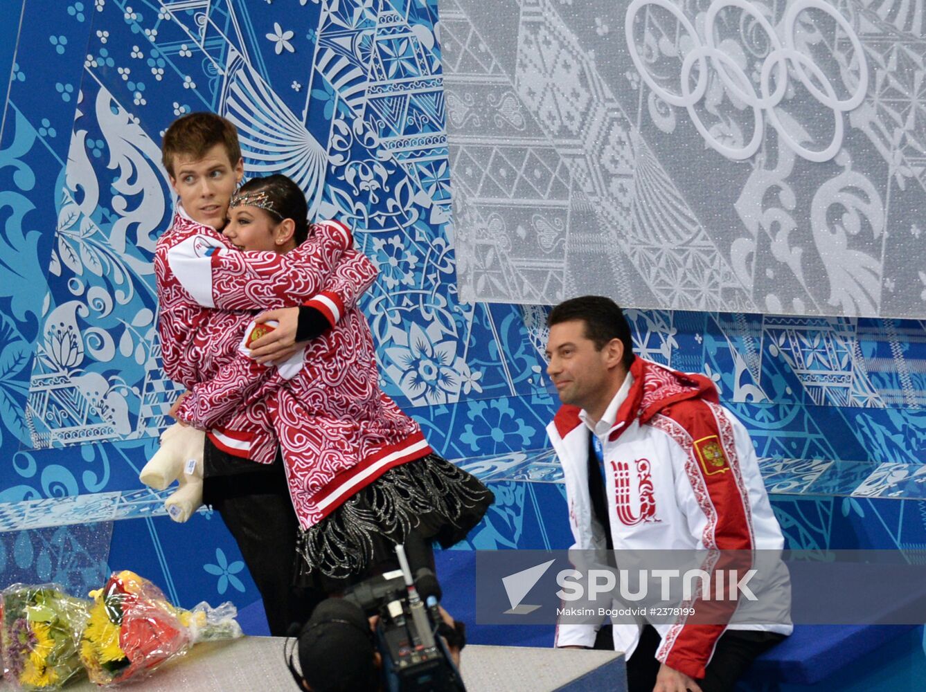 2014 Winter Olympics. Figure skating. Ice dance. Free skating